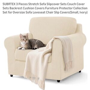 Ivory Sofa Slipcover